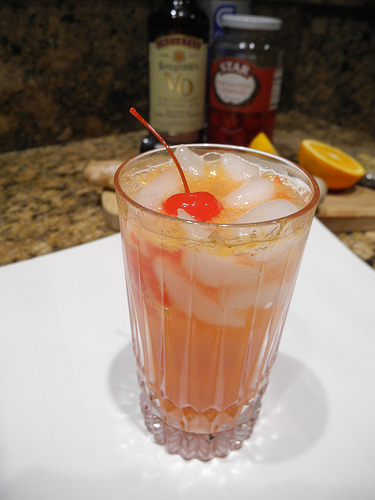 Whiskey Ginger Fizz