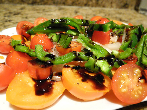 Tomato Pepper Salad