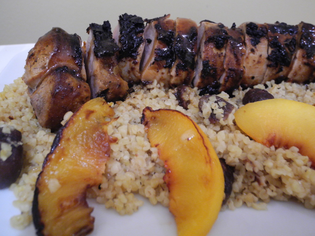 Ginger Soy Porkloin Peaches