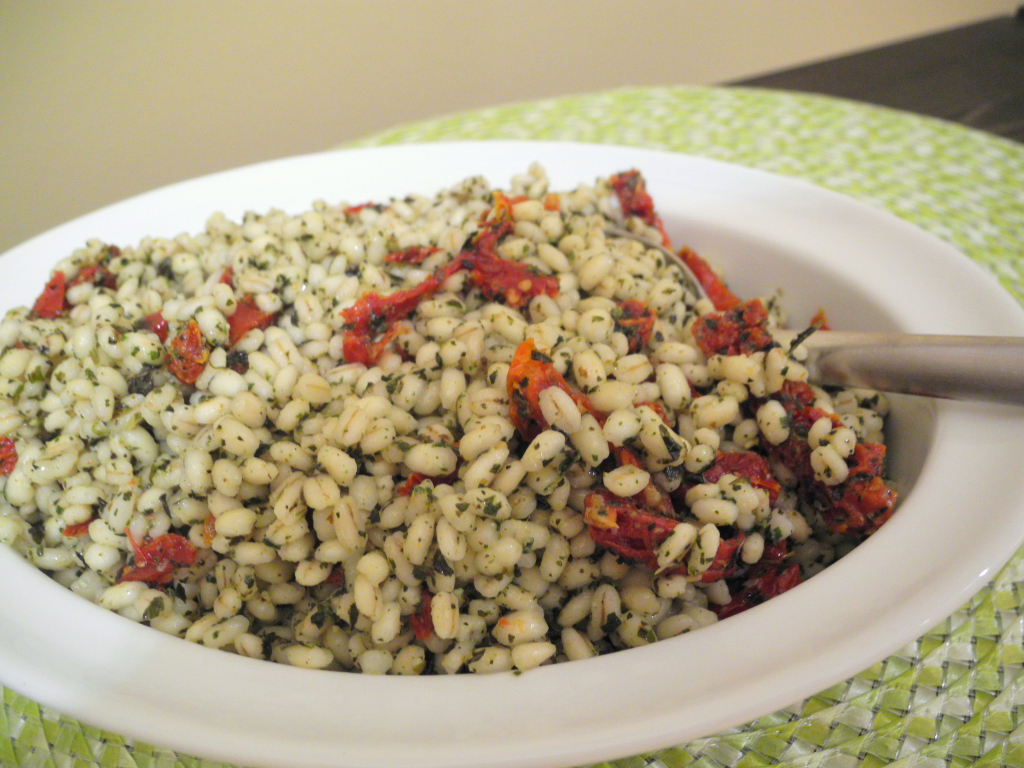 Pesto Sundried Tomato Barley