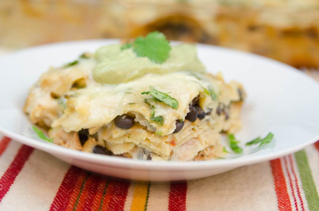 Chicken Enchilada Lasagna 