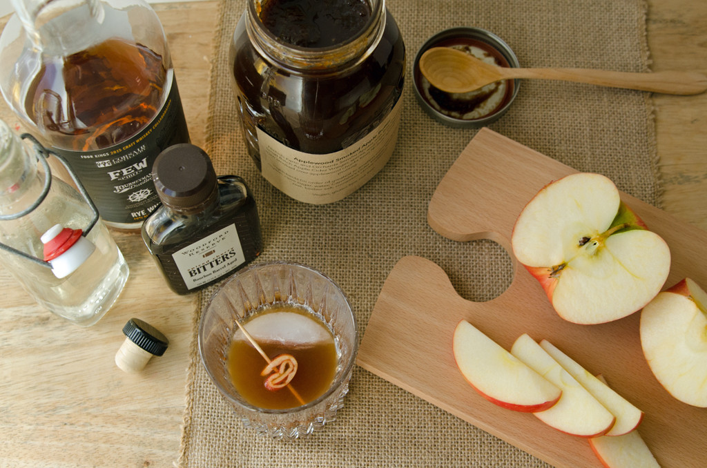 Top View Apple Butter Old Fashioned