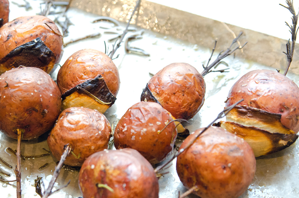 Skewered Grilled Potatoes