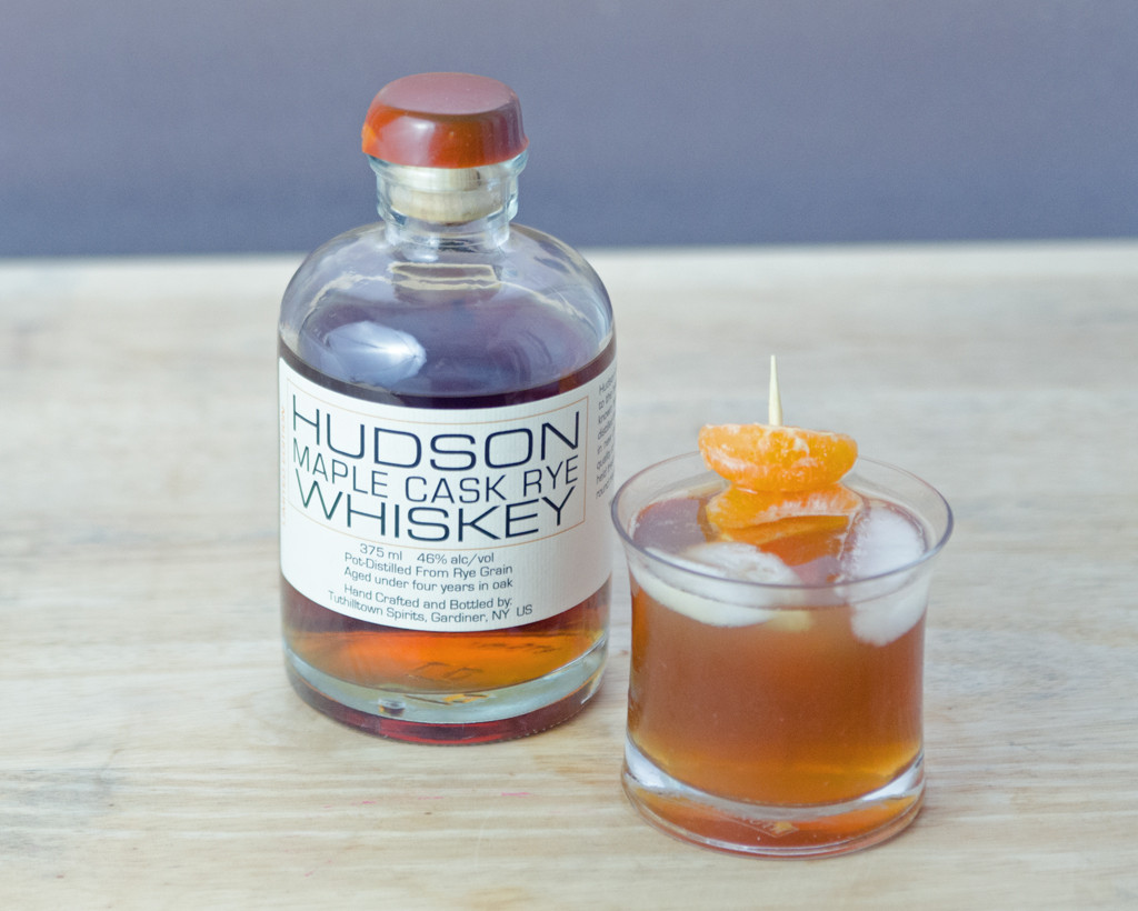 Maple Walnut Old Fashioned with Hudson Whiskey