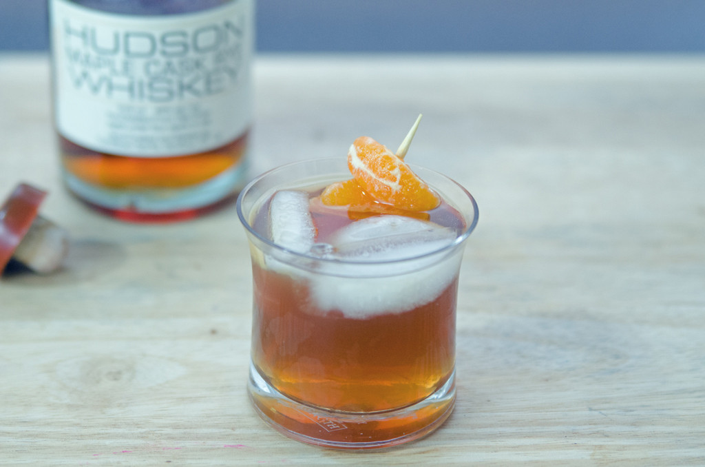 Walnut Maple Old Fashioned with Hudson Whiskey