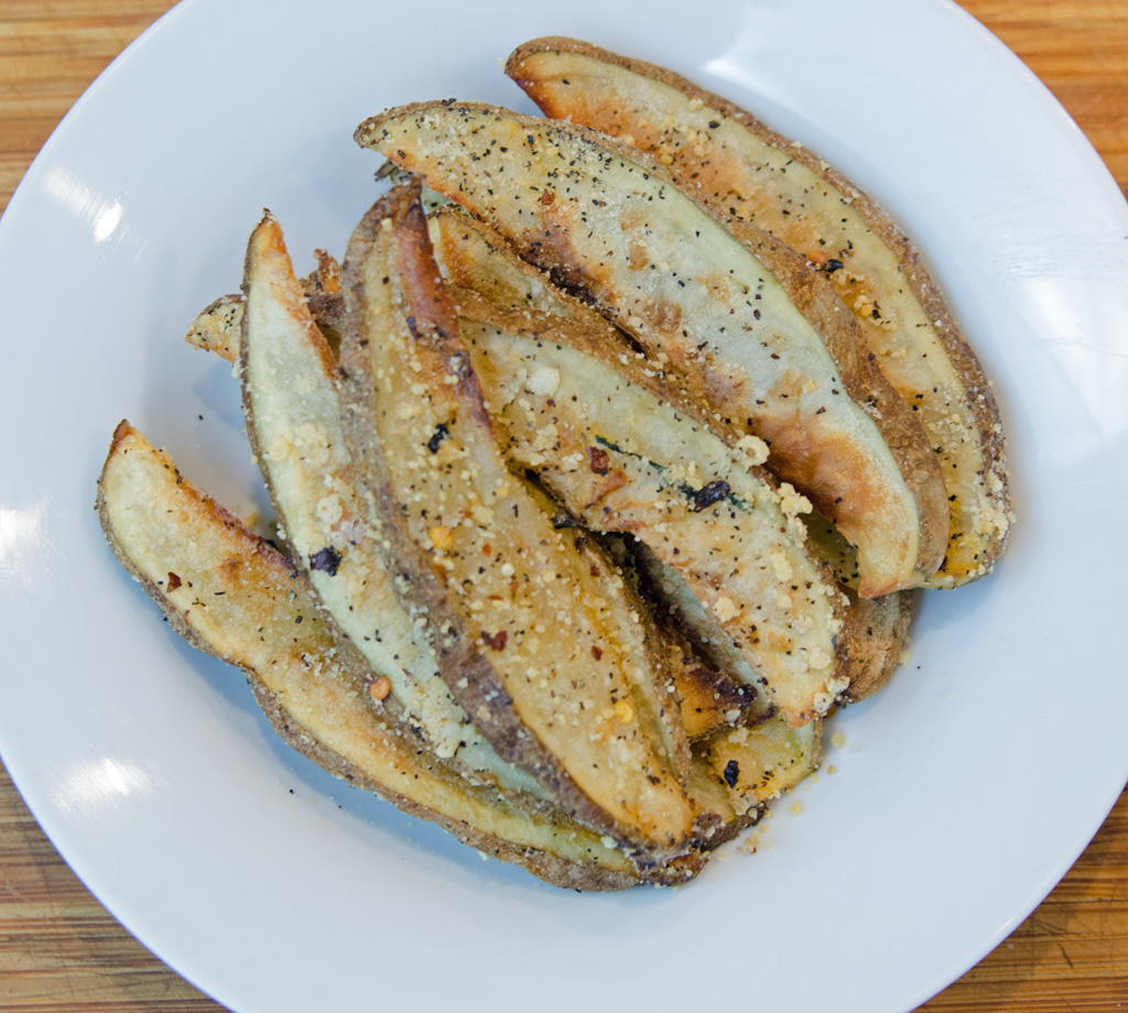 Spicy Parmesan Oven Fries