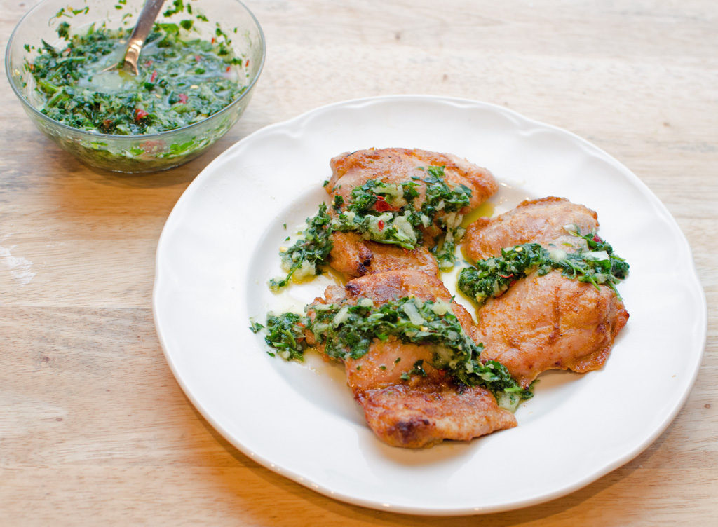 Baked Chicken Lemon Chimichurri