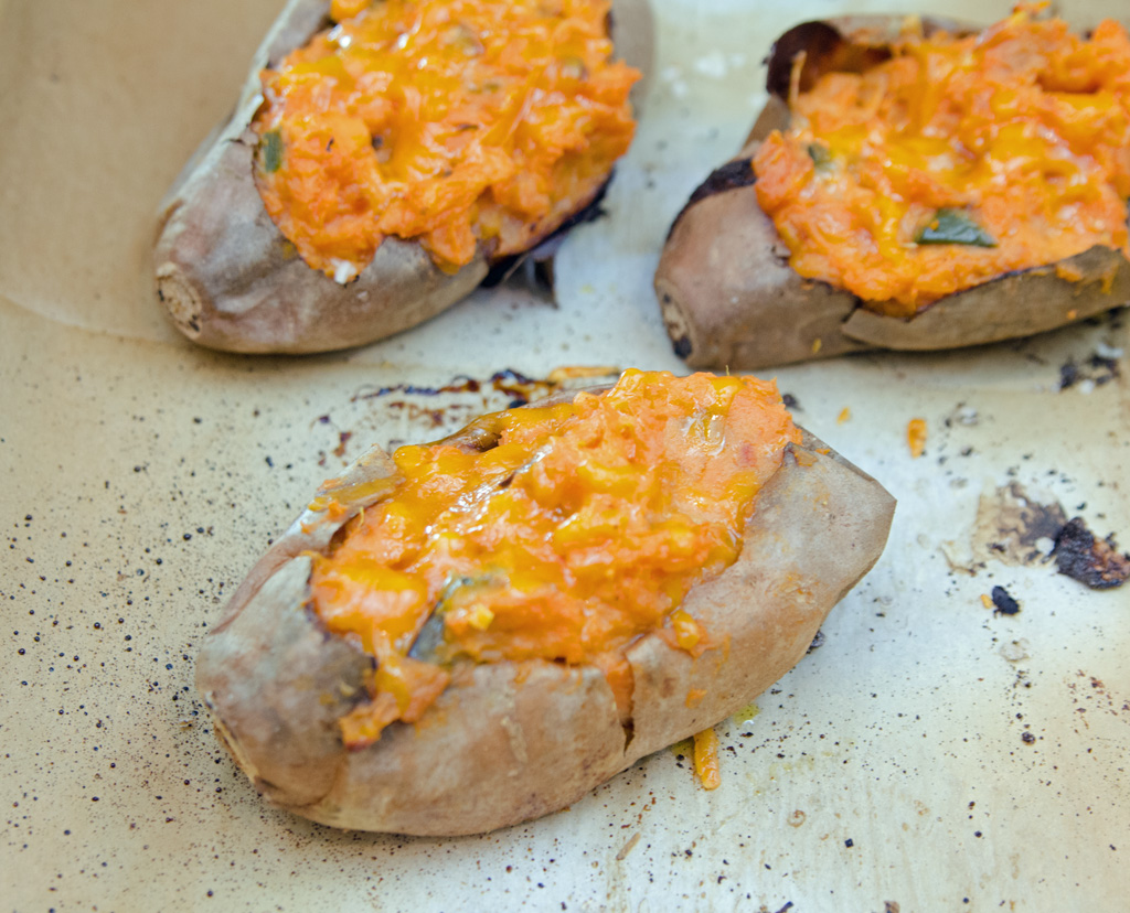 Twice Baked Sweet Potatoes