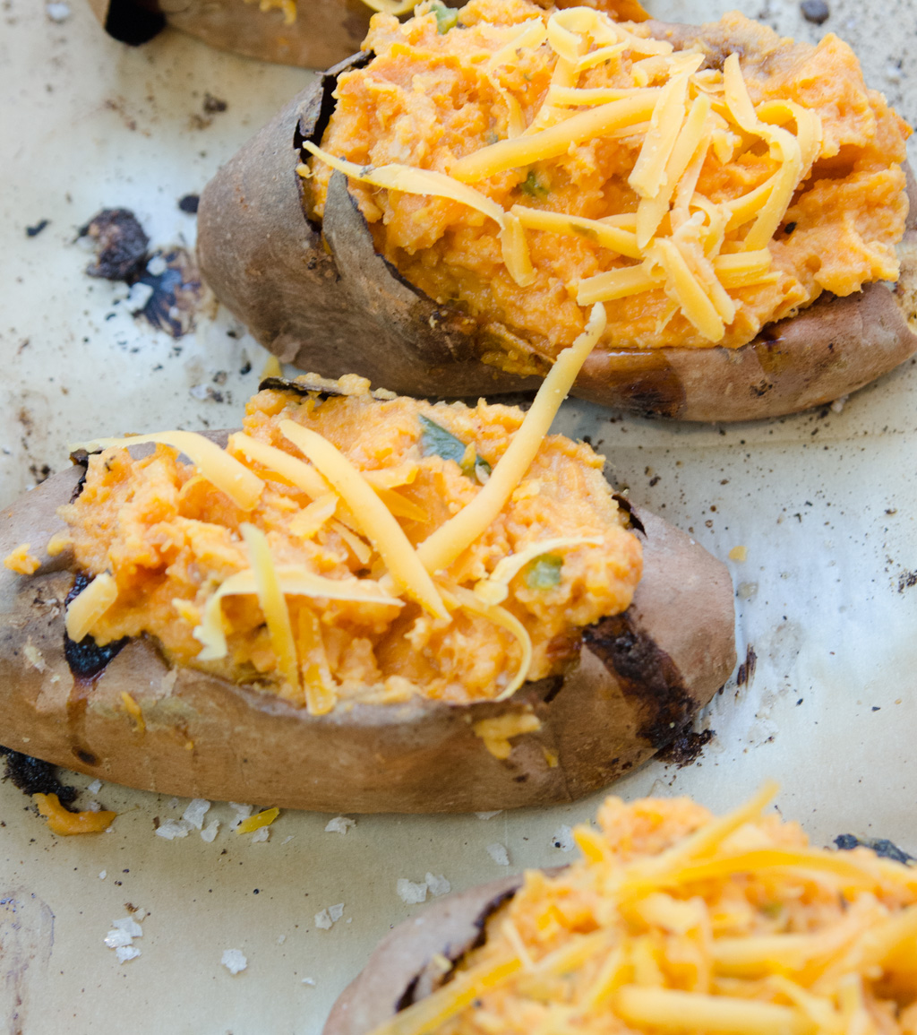 Twice Baked Sweet Potatoes