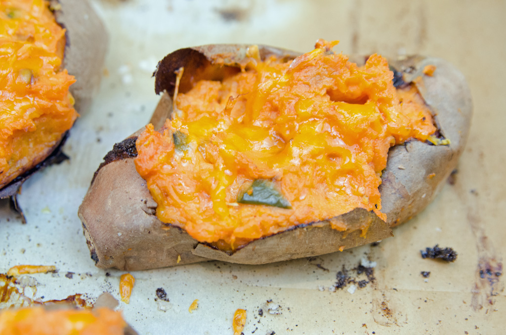 Twice Baked Sweet Potatoes