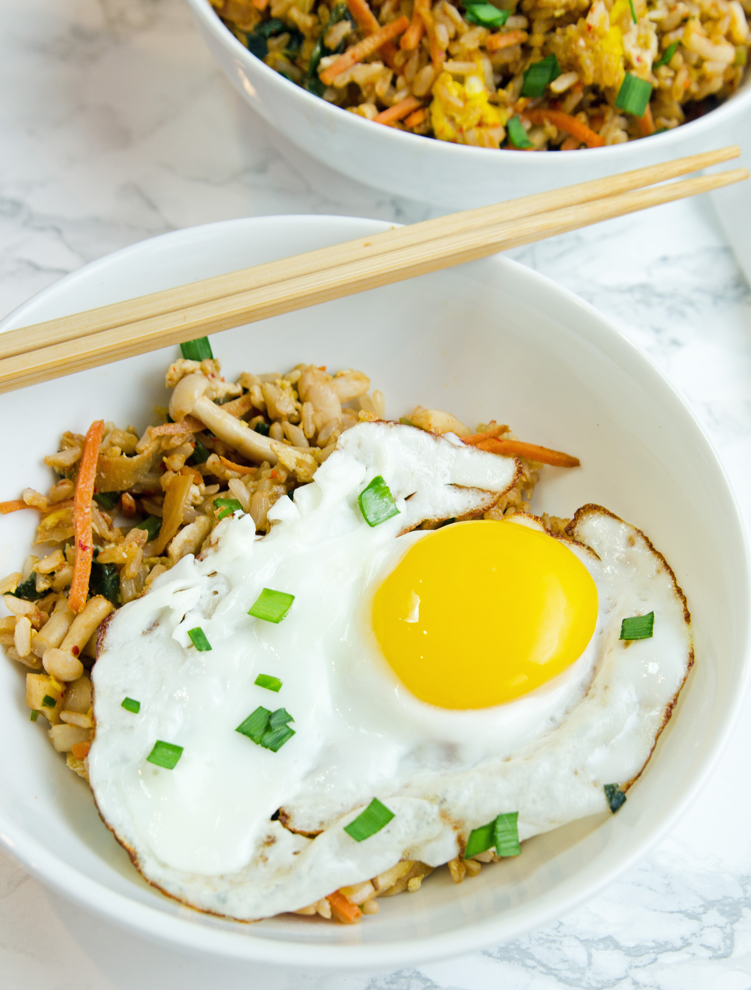 Kimchi Fried Rice and Egg